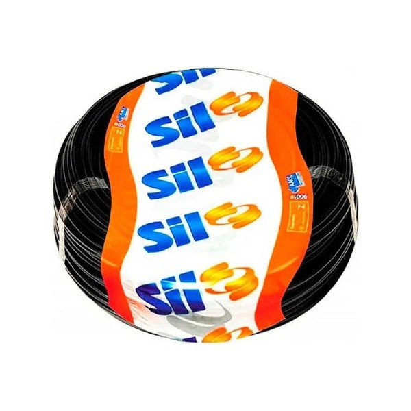 Rolo de Cabo PP 4x2,5mm 4 Vias Condutor Flexível 100 Metros - Sil