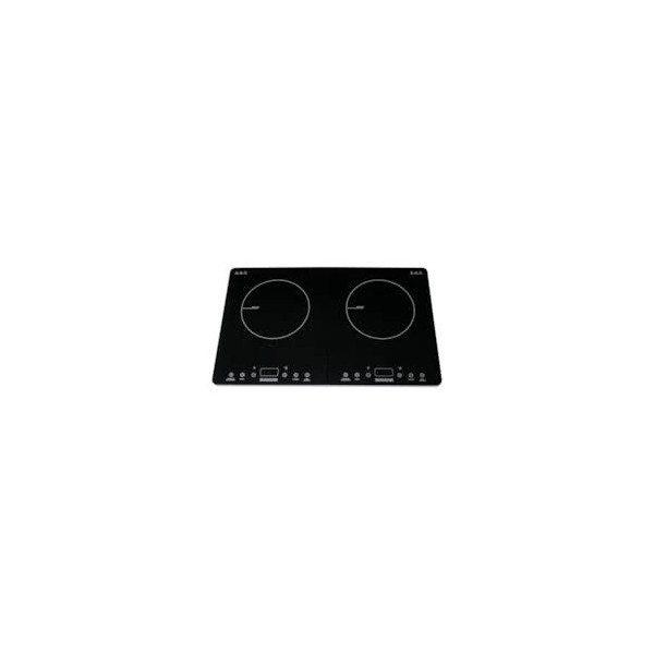 Cooktop Portátil de Indução 2 Zonas Preto