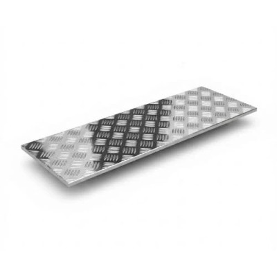 Perfil plano em aço inoxidável antiderrapante sob medida